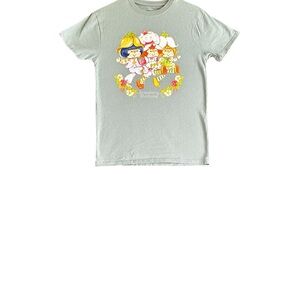 WILD BRAIN STRAWBERRY SHORTCAKE WOMANS TEAL TOP SZ SMALL